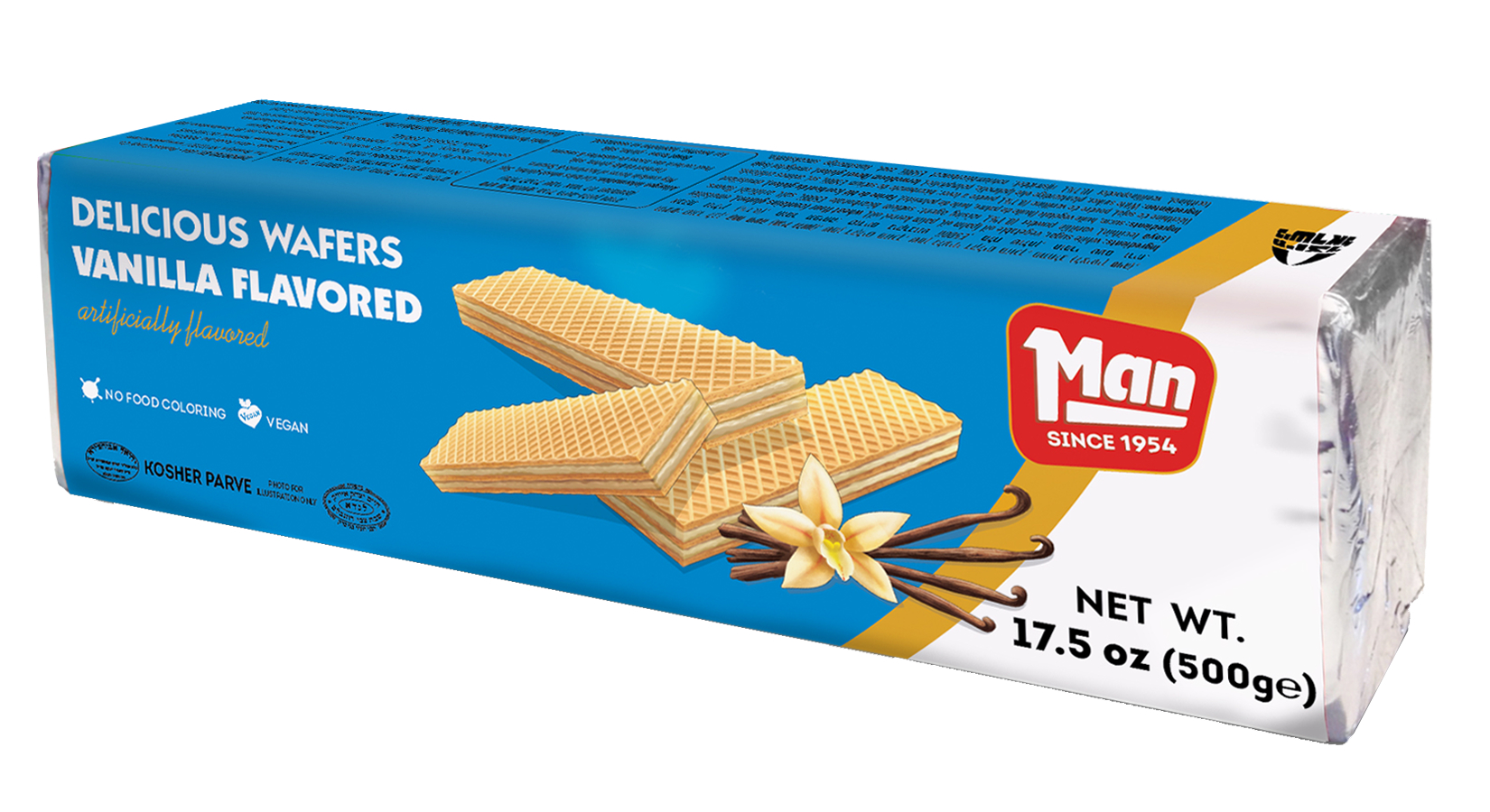 Man Vanilla Wafer 500g.