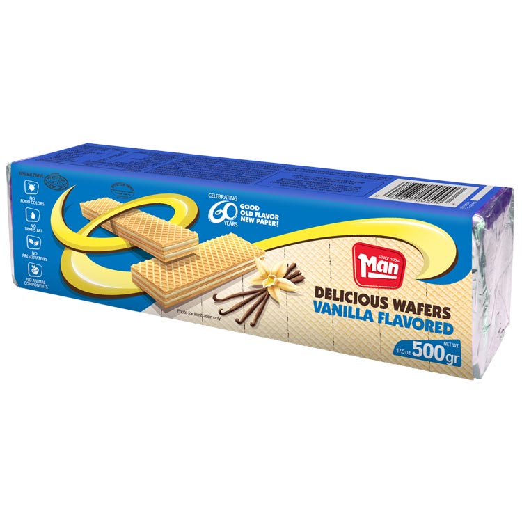 Man Vanilla Wafer 500g. - Image 2