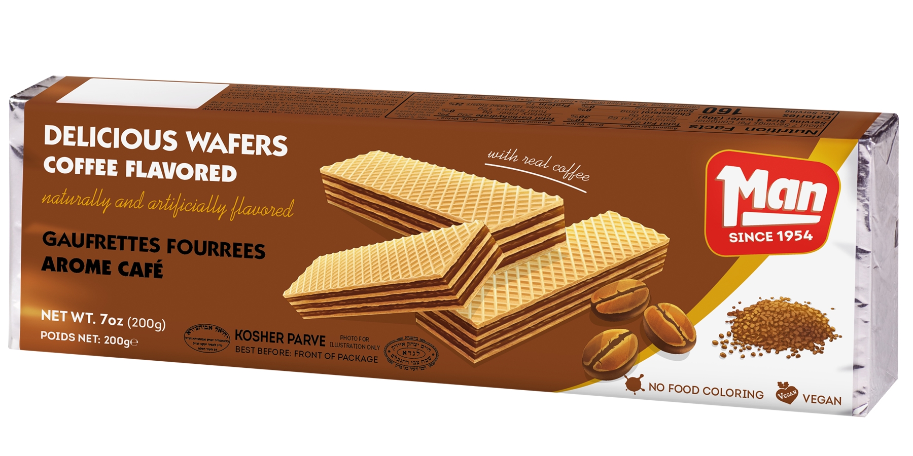 Man Coffee Wafer