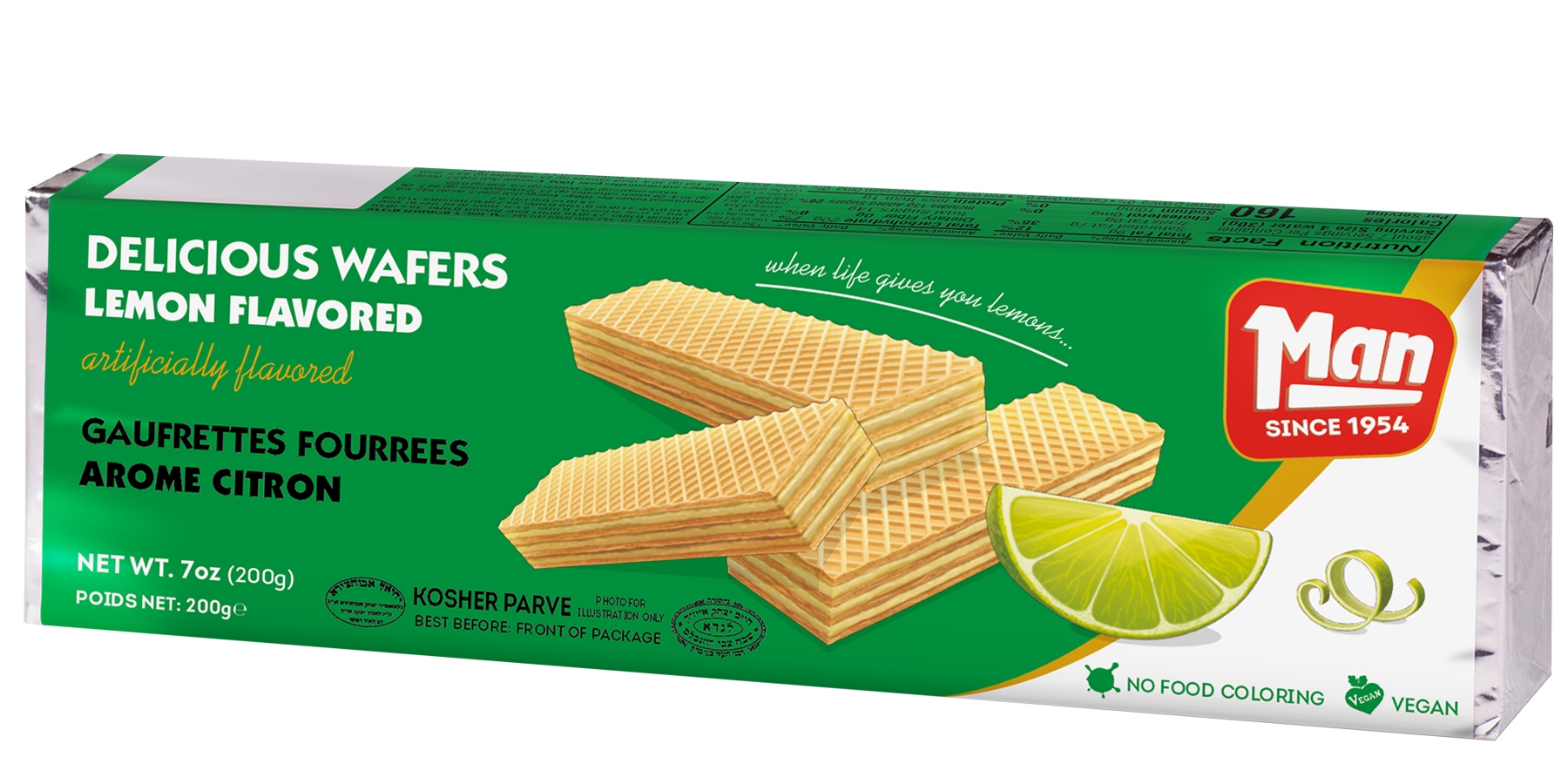 Man Lemon Wafer