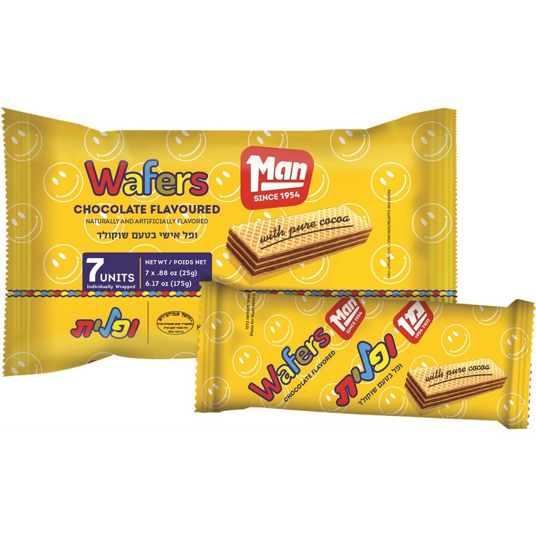 Man 1oz Choc. Wafer Smiley - Image 2