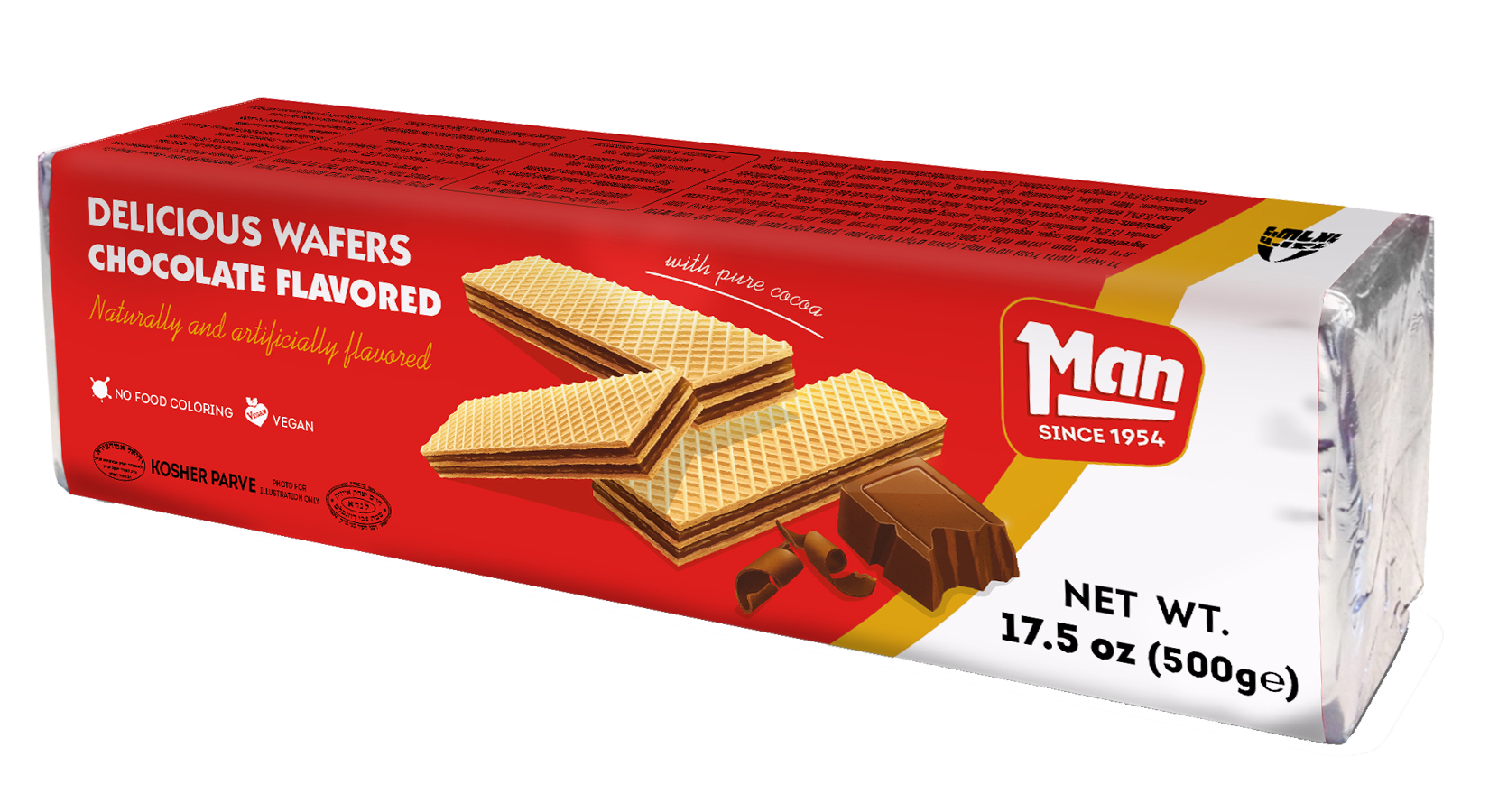 Man Cocoa Wafer 500g.