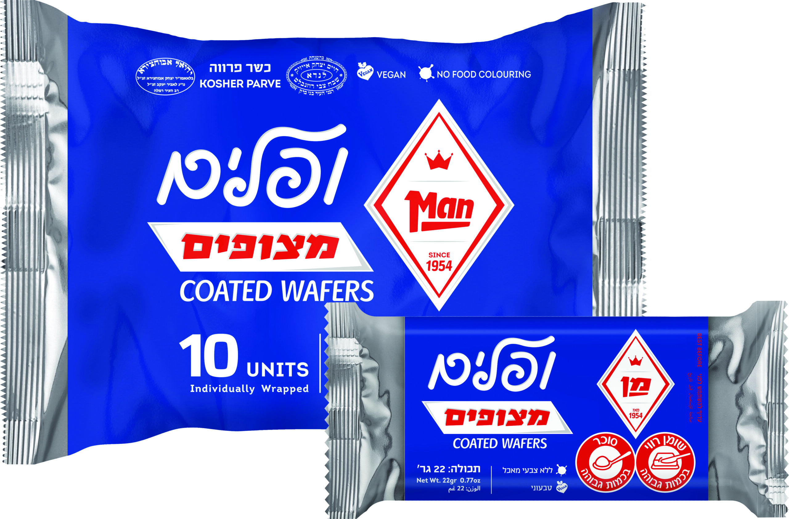 Coated Wafers Man 10-pack