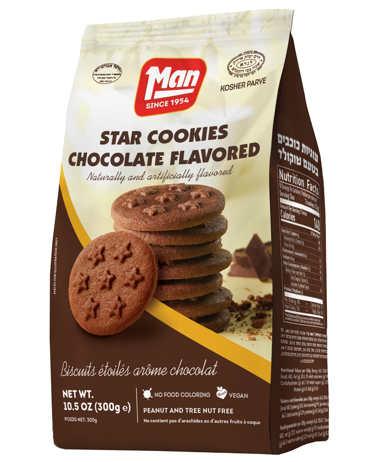 Man Chocolate Cookies