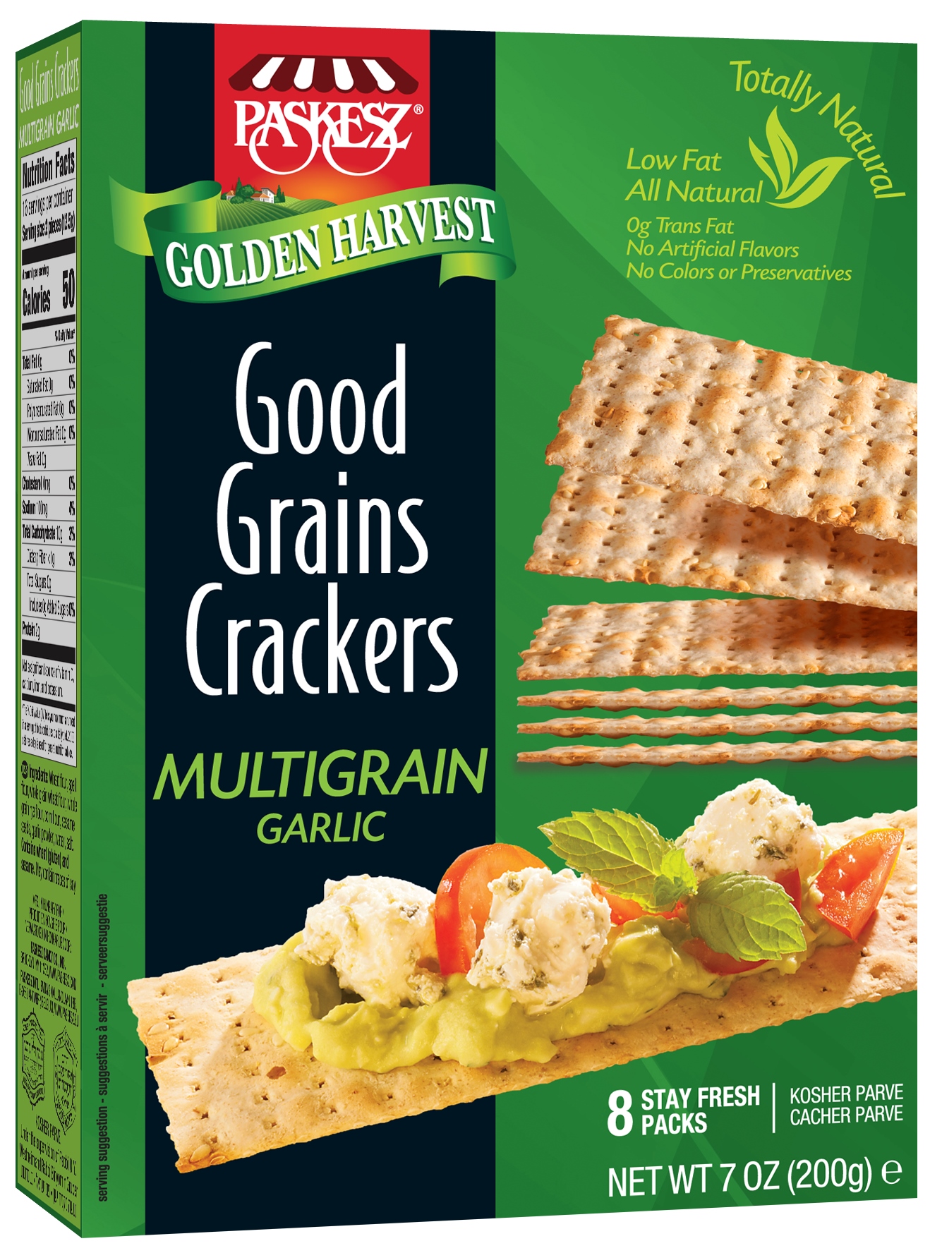 G.G.Crackers Multigrain Garlic