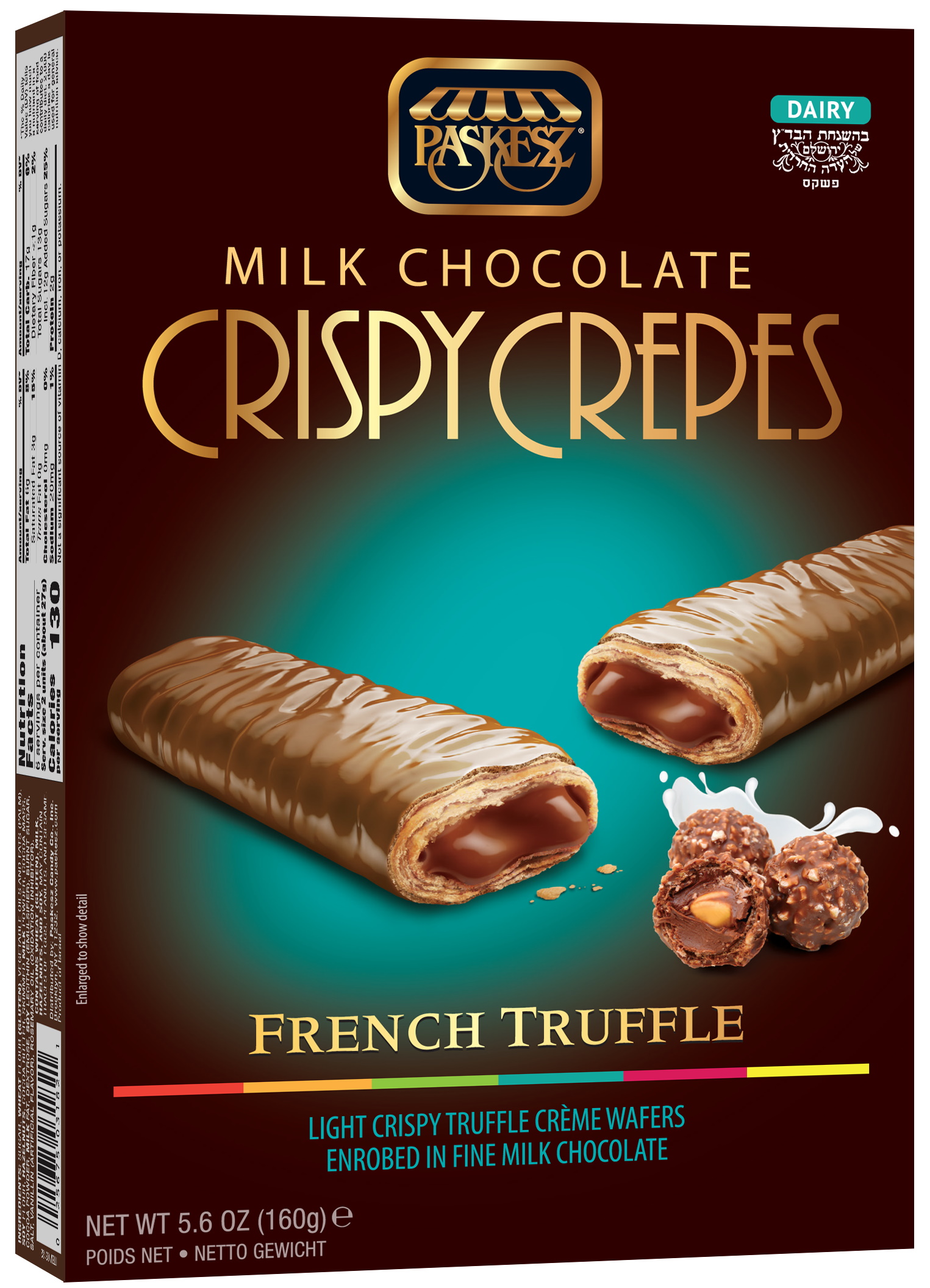 Crepes Milk Choc. French Truffle (03182)