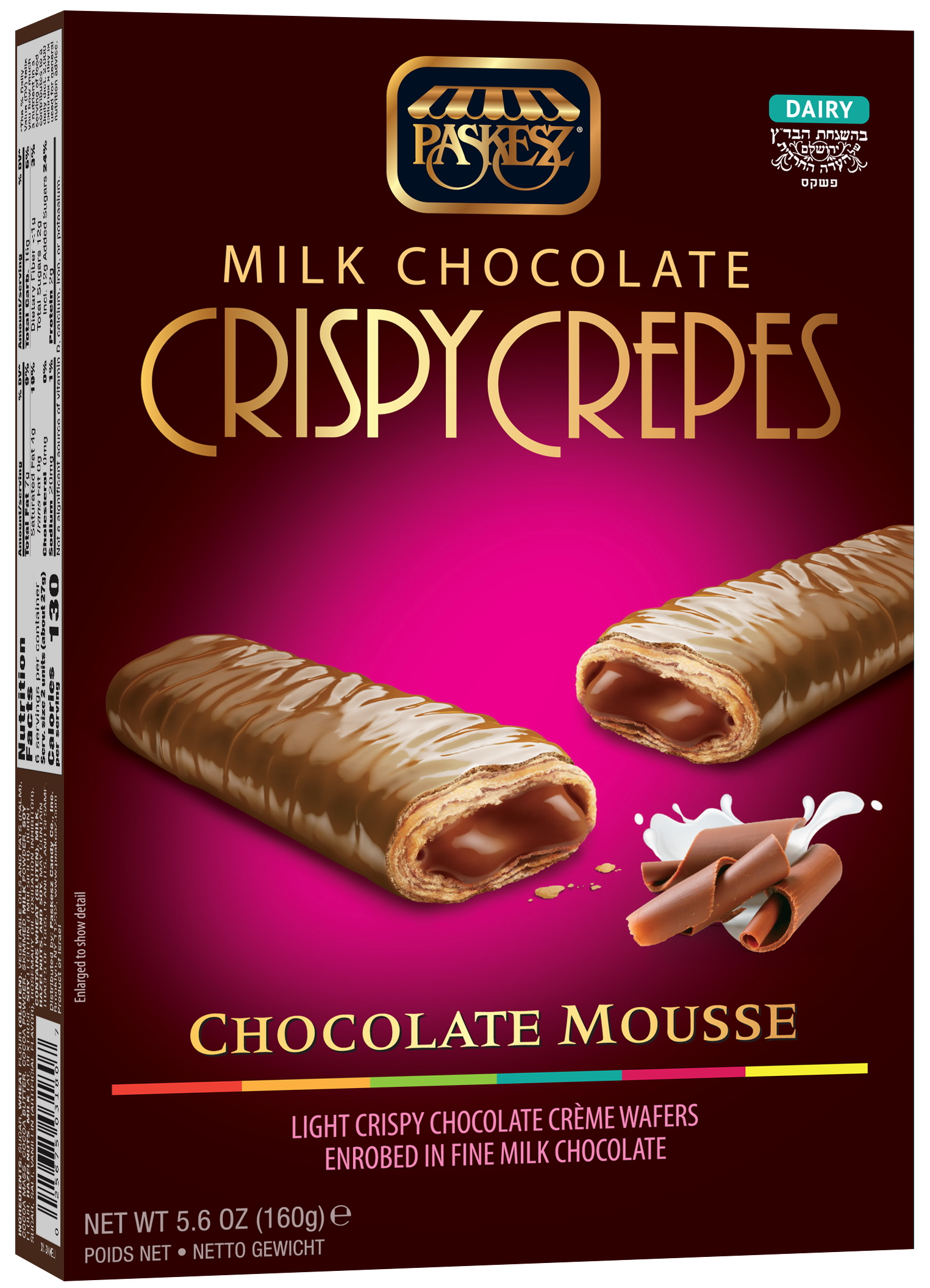 Crepes Milk Choc. Mousse (03180)