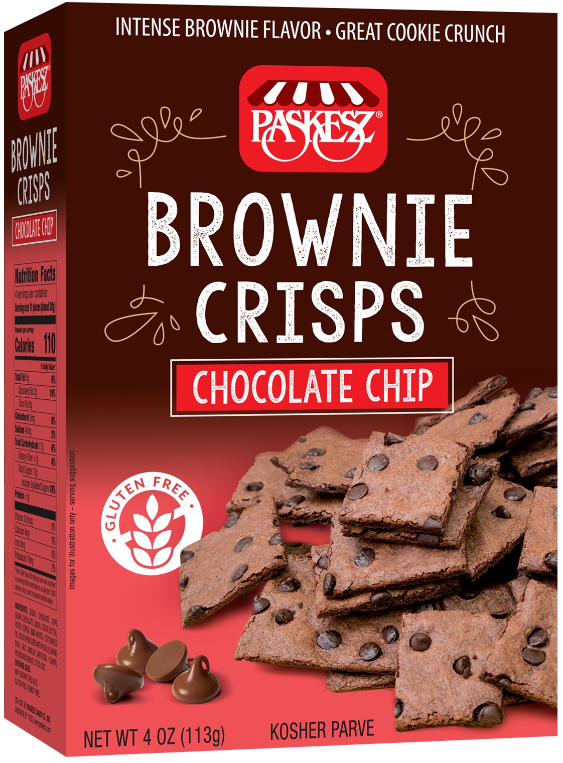 Brownie Crisps Chocolate Chips KFP