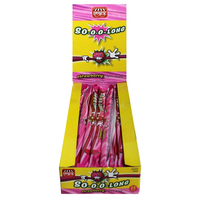 Soo Long Taffy Rope Strawberry - Image 2