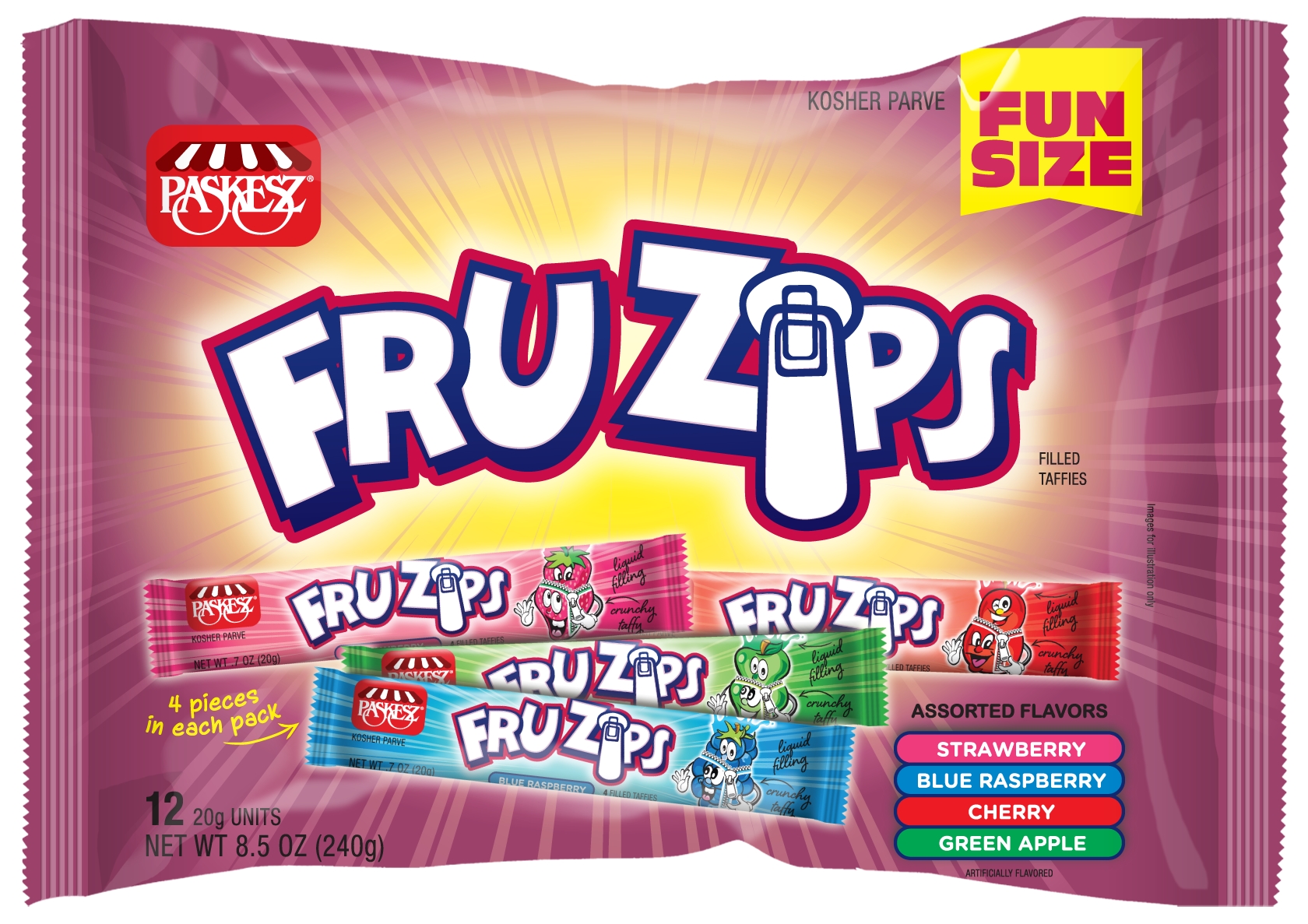 Fruzips Fun Size Fam Bags