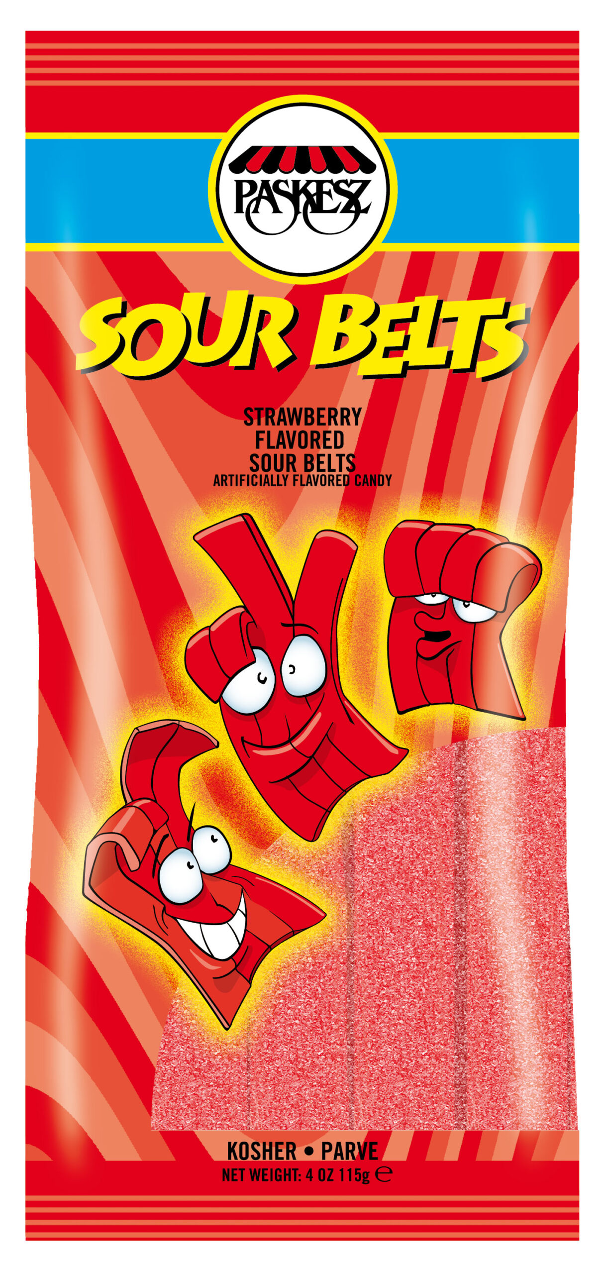 Sour Belts Bags Strwb.
