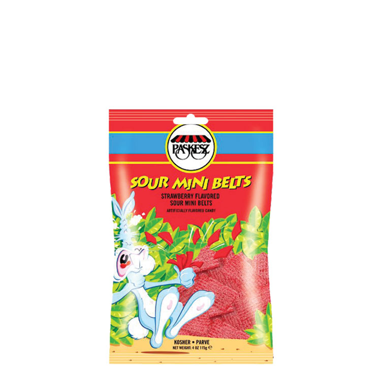 Sour Mini Belts Bitez Strawberry - Image 2