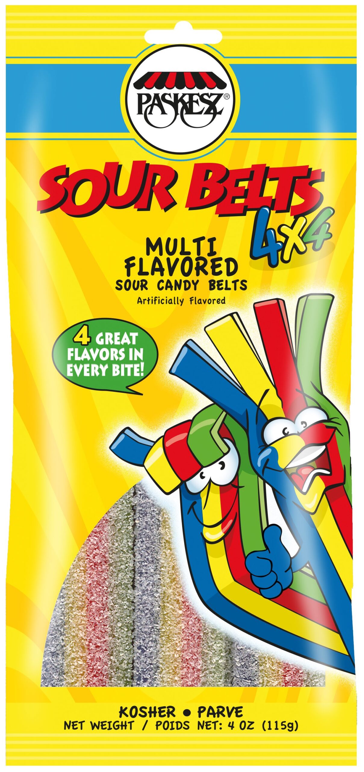 4x4 Sour Belts Natural Color