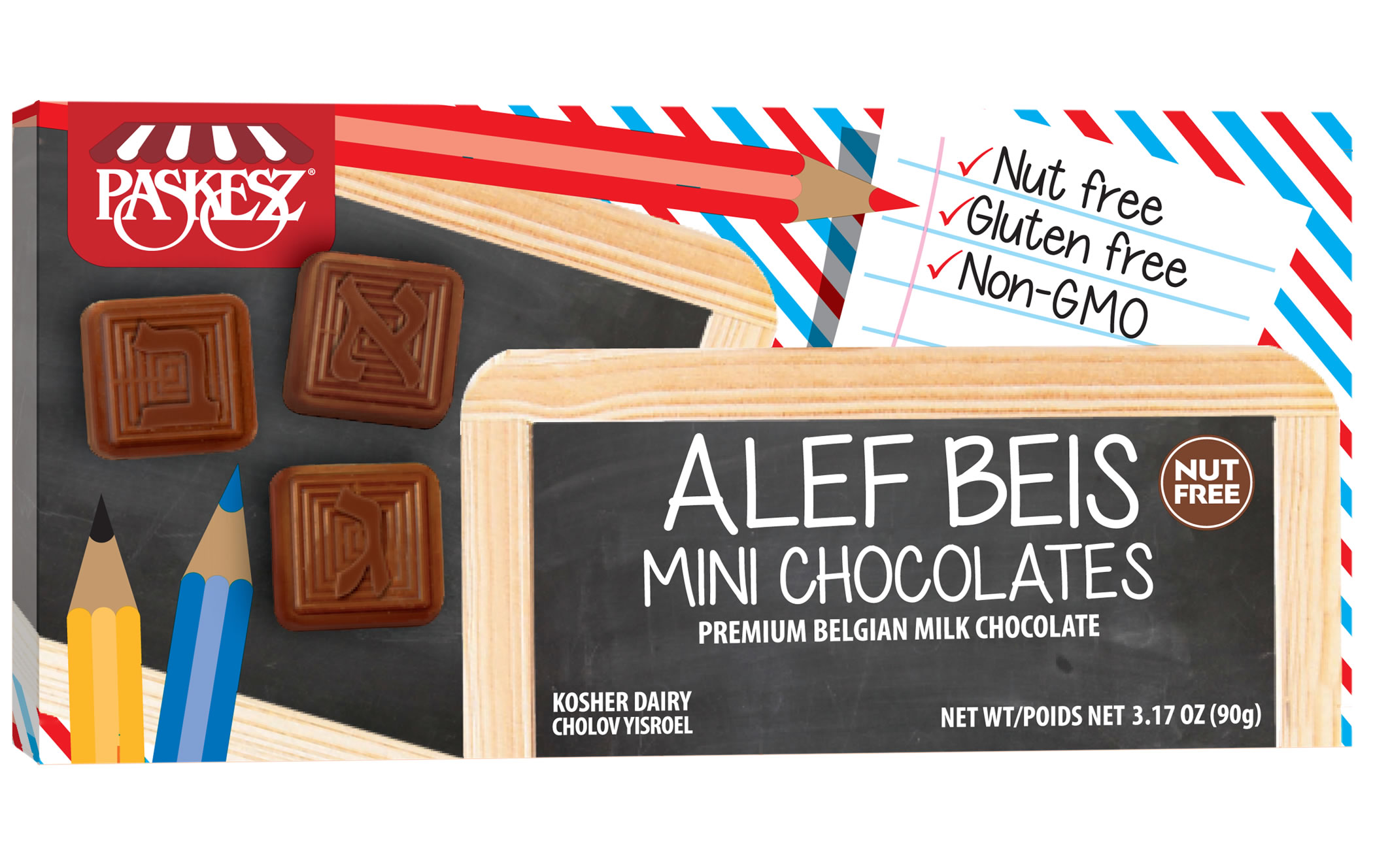 Alef Beis 90 gr. Milk