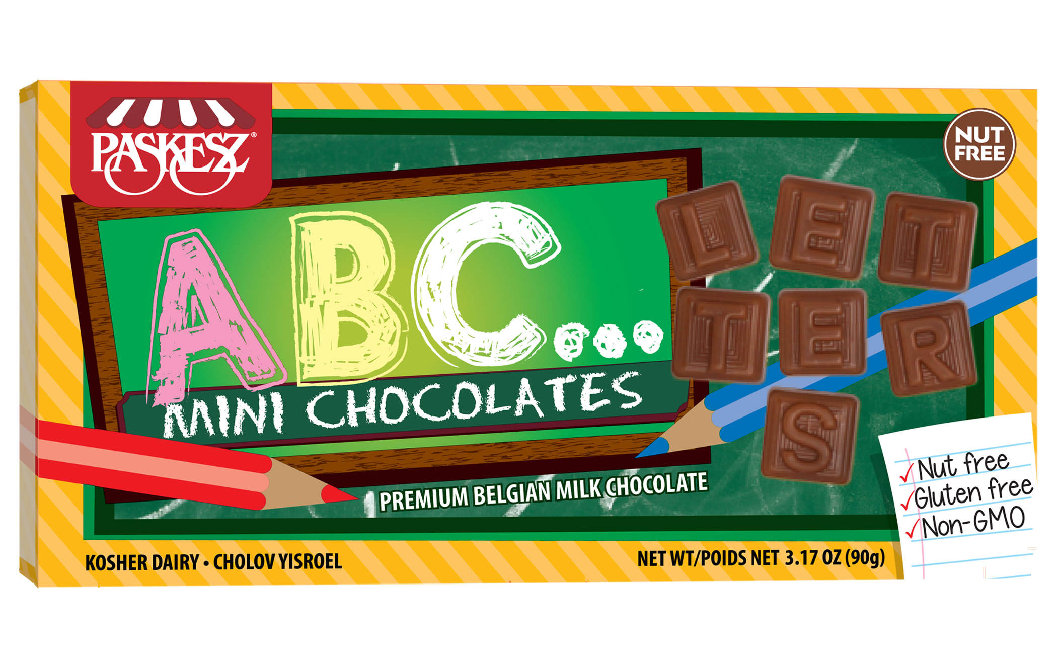 ABC Letters 90 gr. Milk