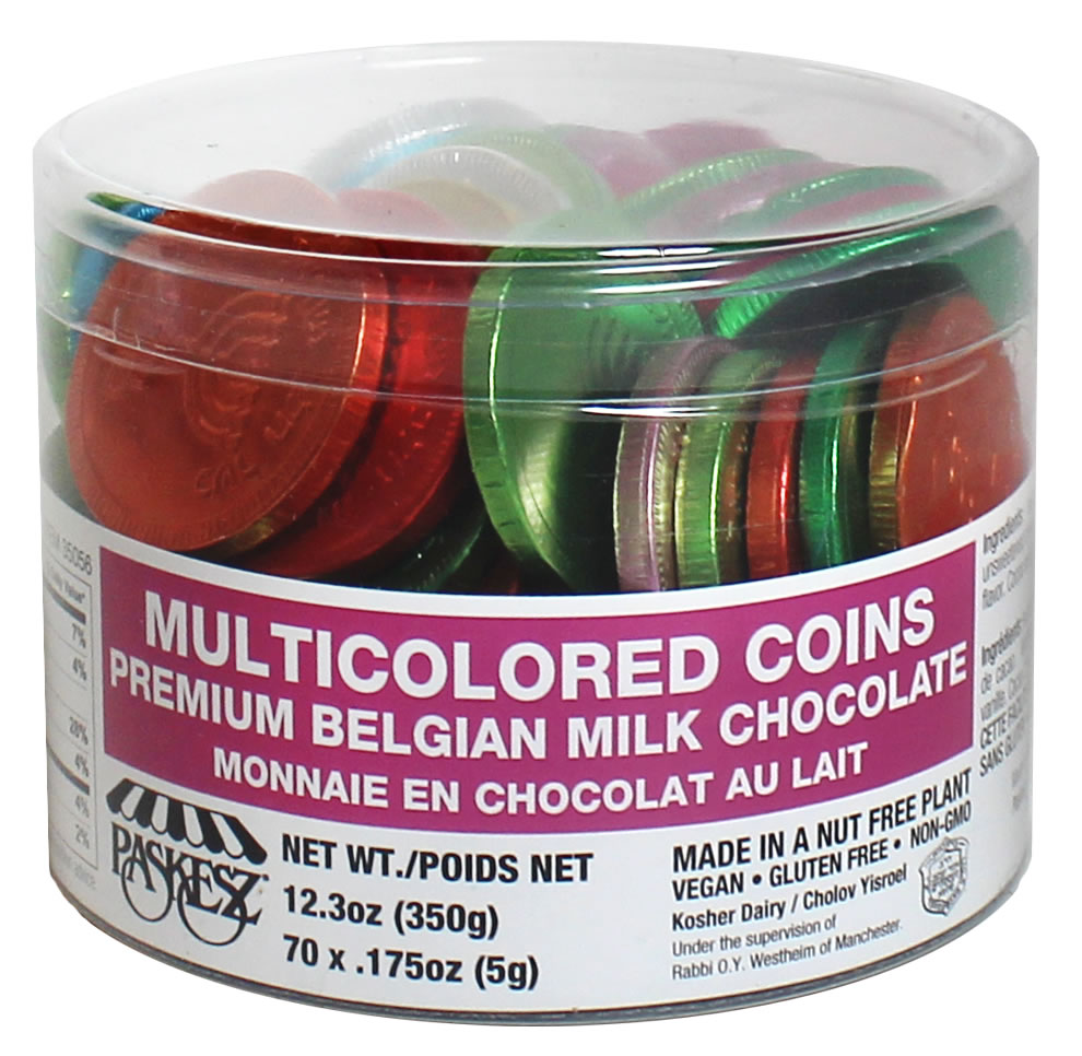 Coins Loose Tube Milky Multi Colors