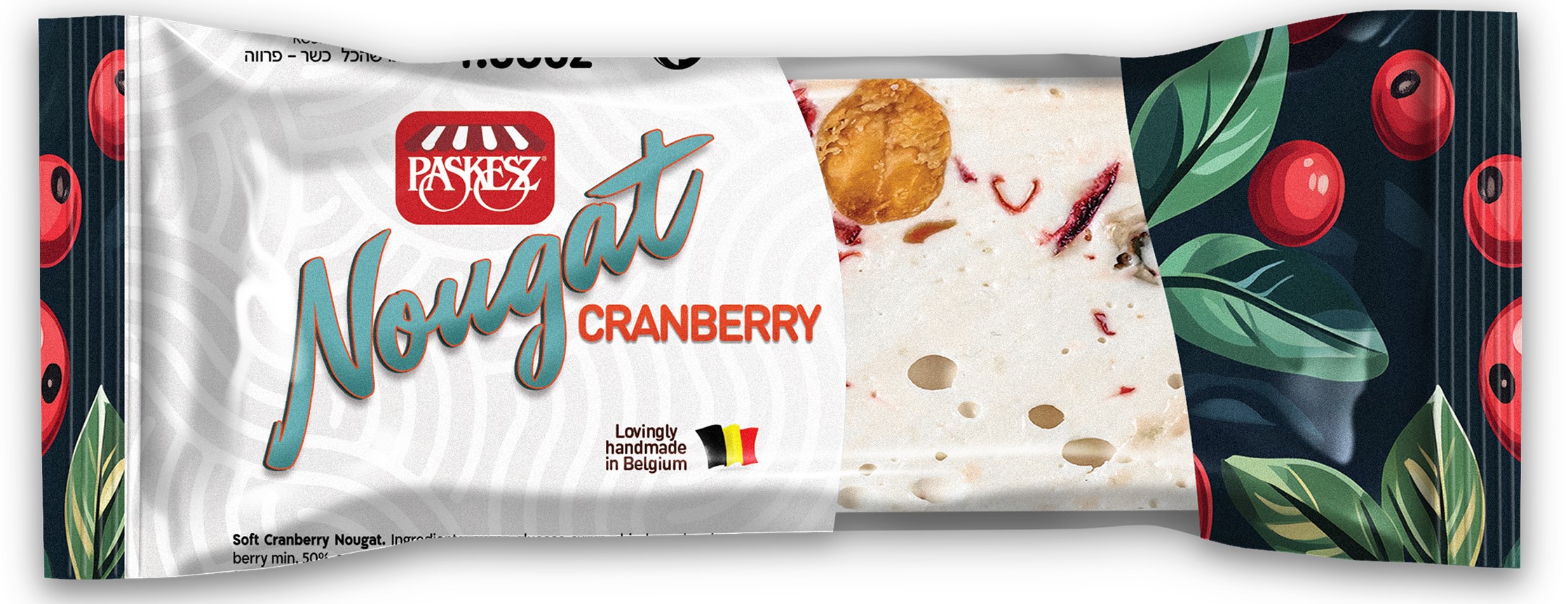 Nougat Bar Cranberry 45gr.