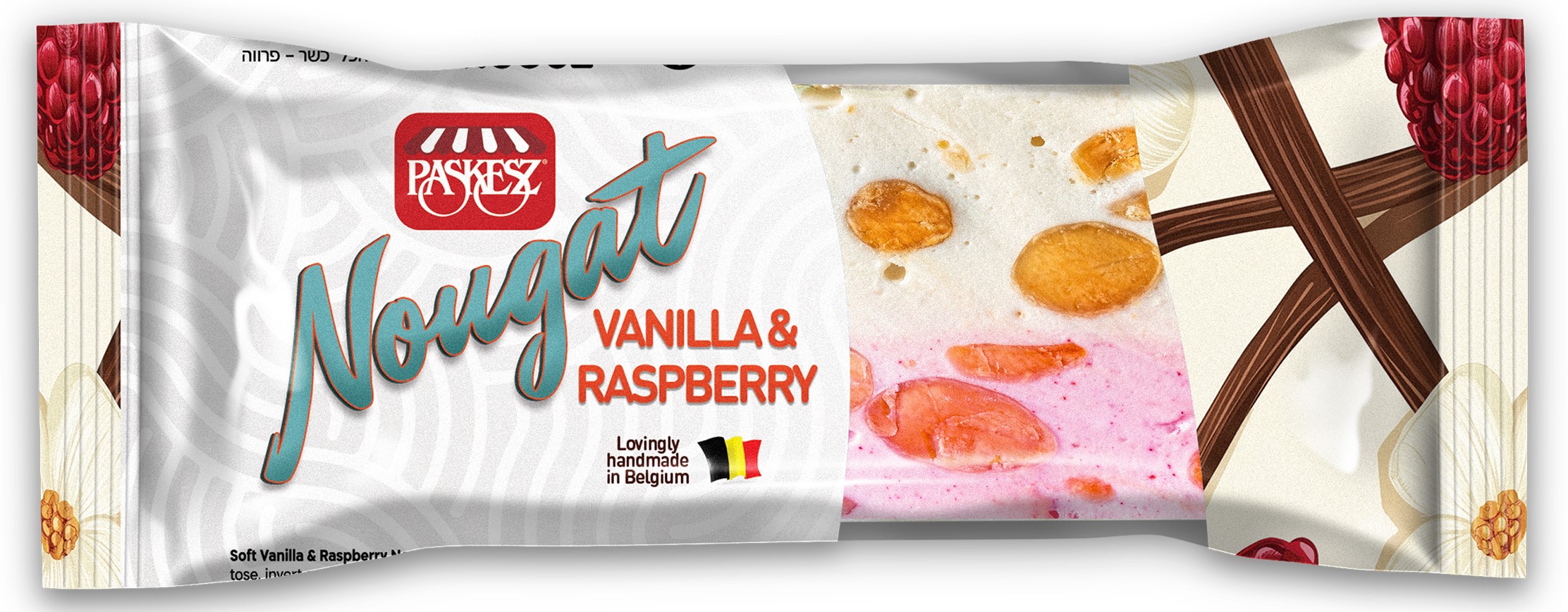 Nougat Bar Vanilla/Raspb. 45gr.