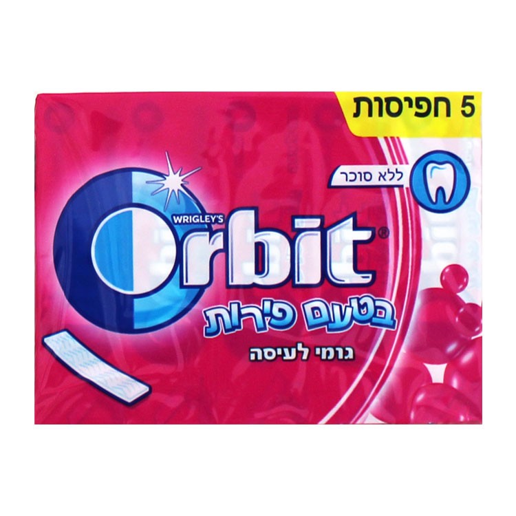 Orbit Fruit SF 5 Sticks Multi Pack - Image 2