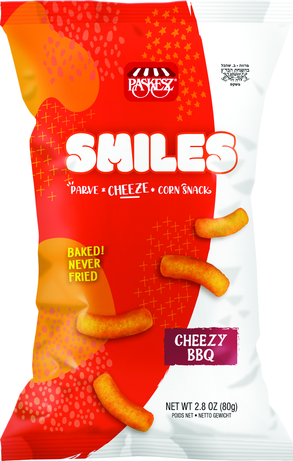 Smiles Cheeze Snack BBQ Lge