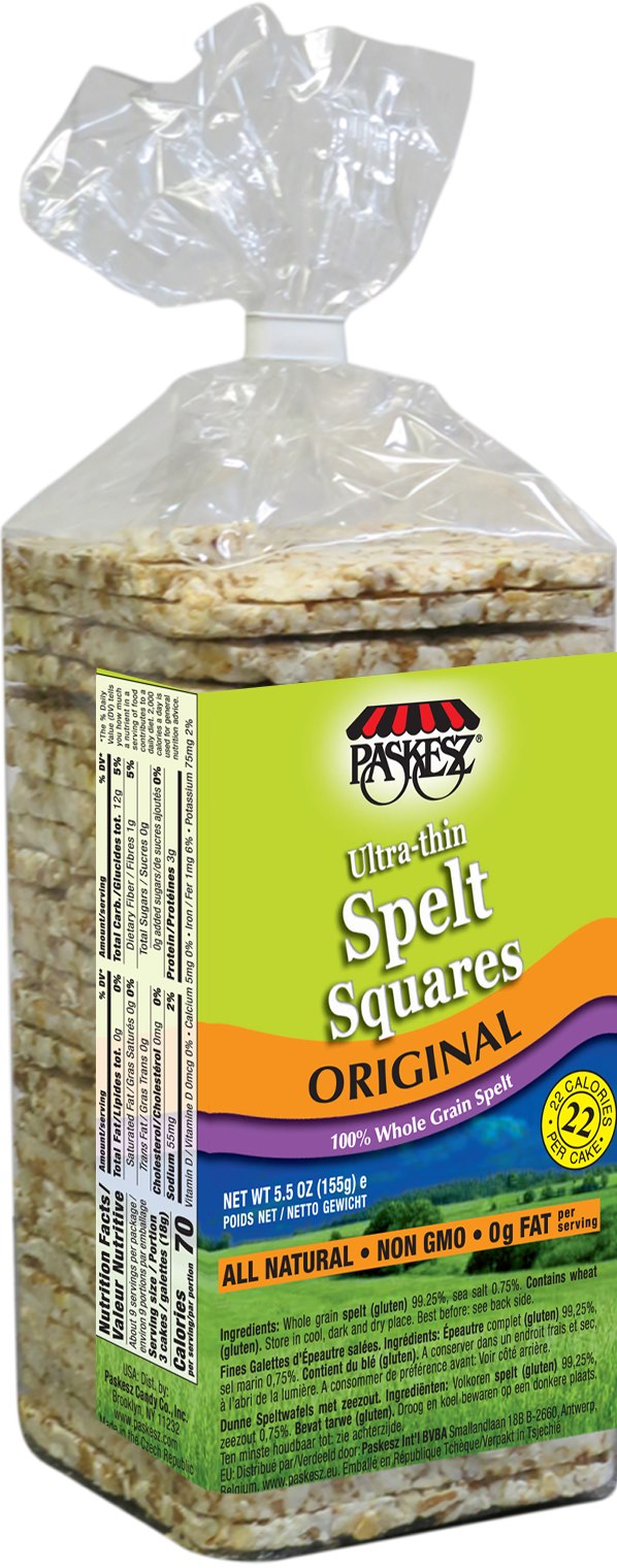 Spelt Thins Square Plain