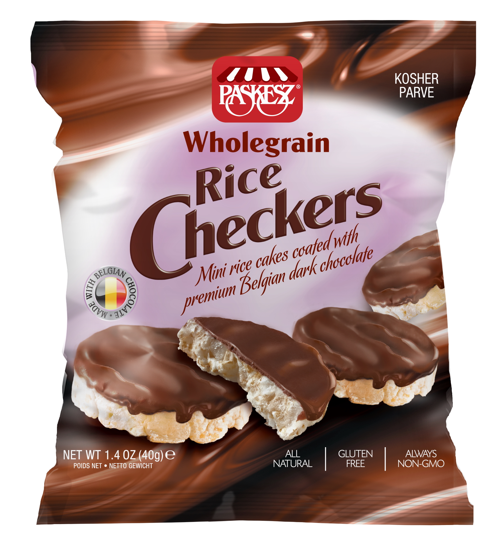 Choc. Cov. Mini Rice Cakes