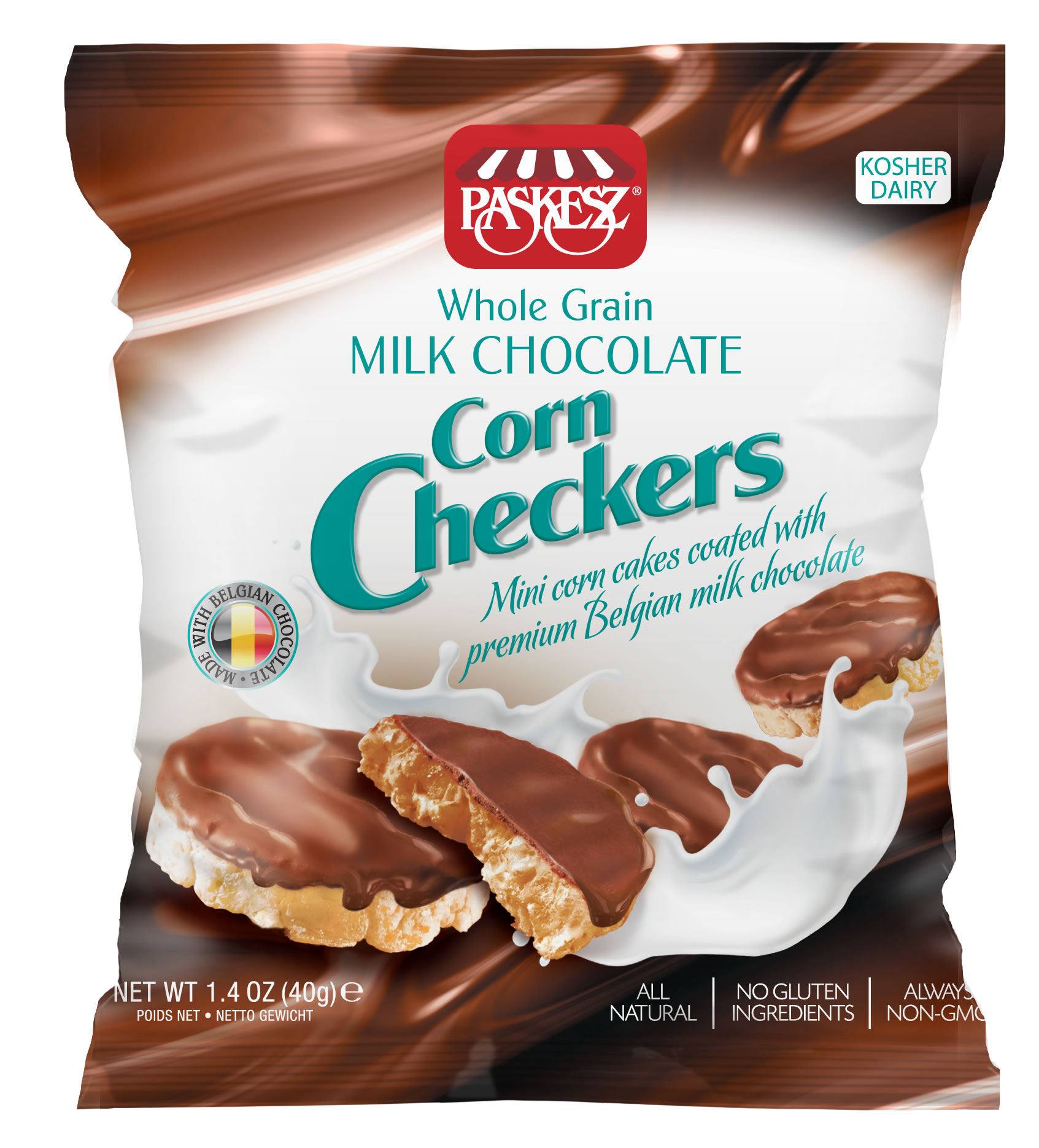Milk Choc. Cov. Mini Corn Cakes