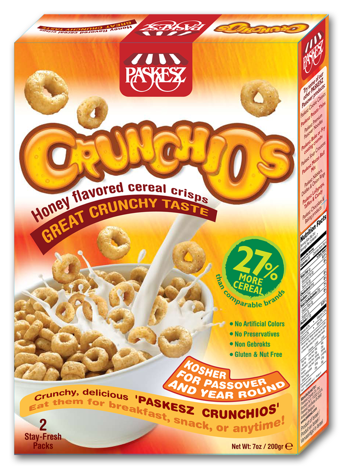 Chocorios Honey Cereal KFP
