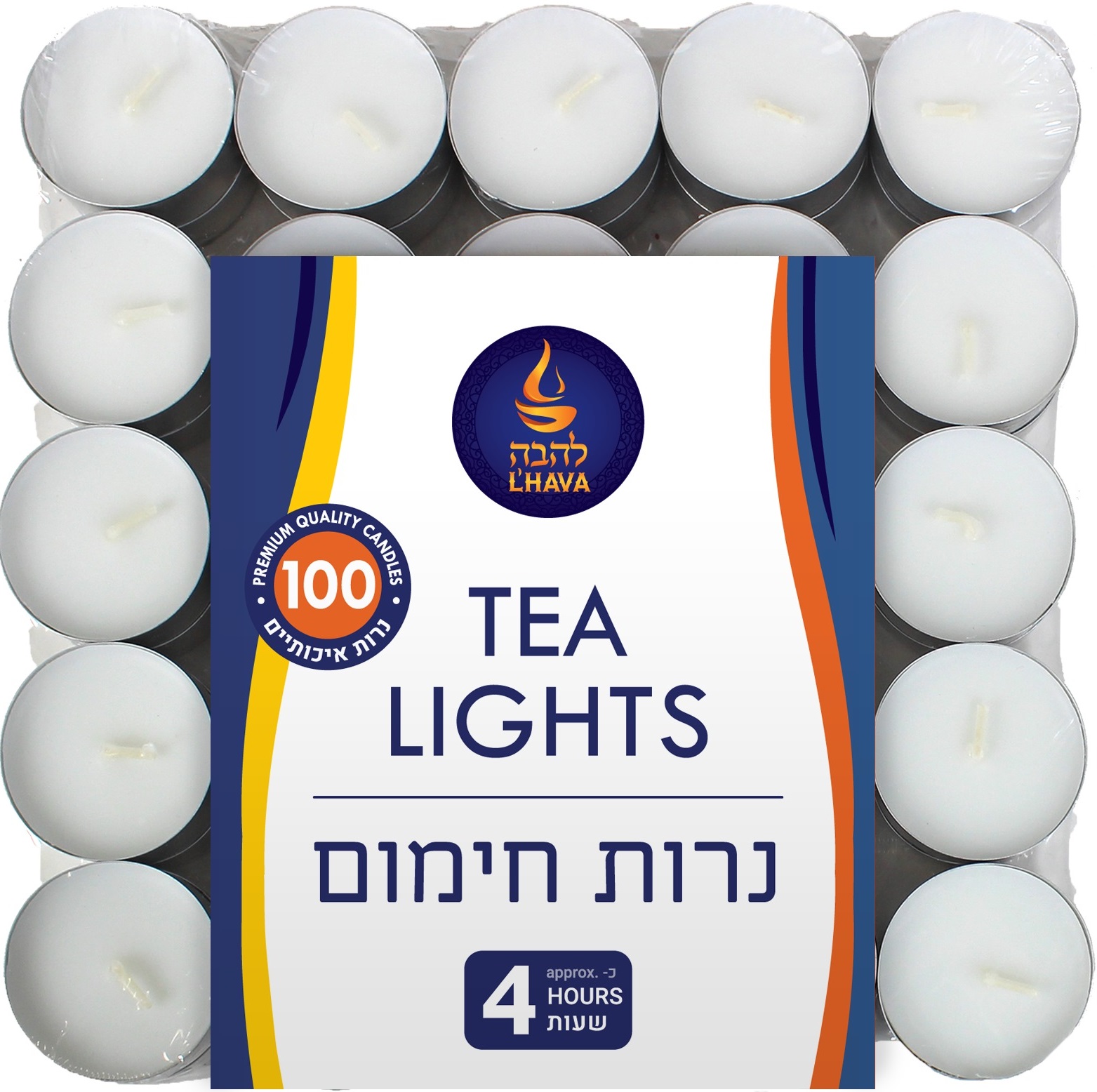 L'Hava Tea Lights 4H 100-pack